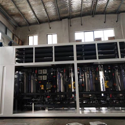 Integruota kasyklų vandens valymo įranga